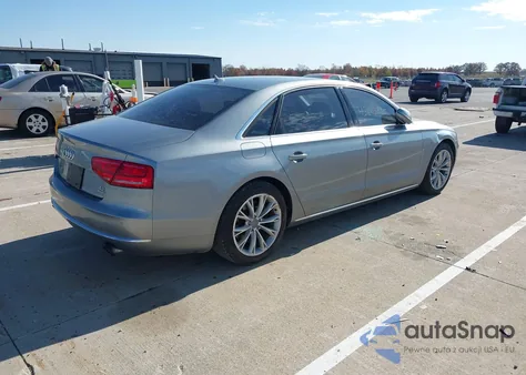 2012 Audi A8 L 4.2 из США, поврежденный, VIN WAURVAFD8CN028691